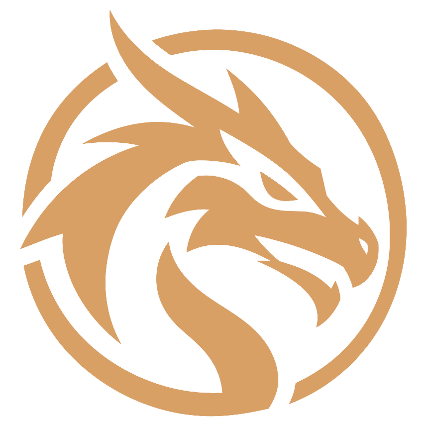 Draco Venturus, dragon doré (haute définition)